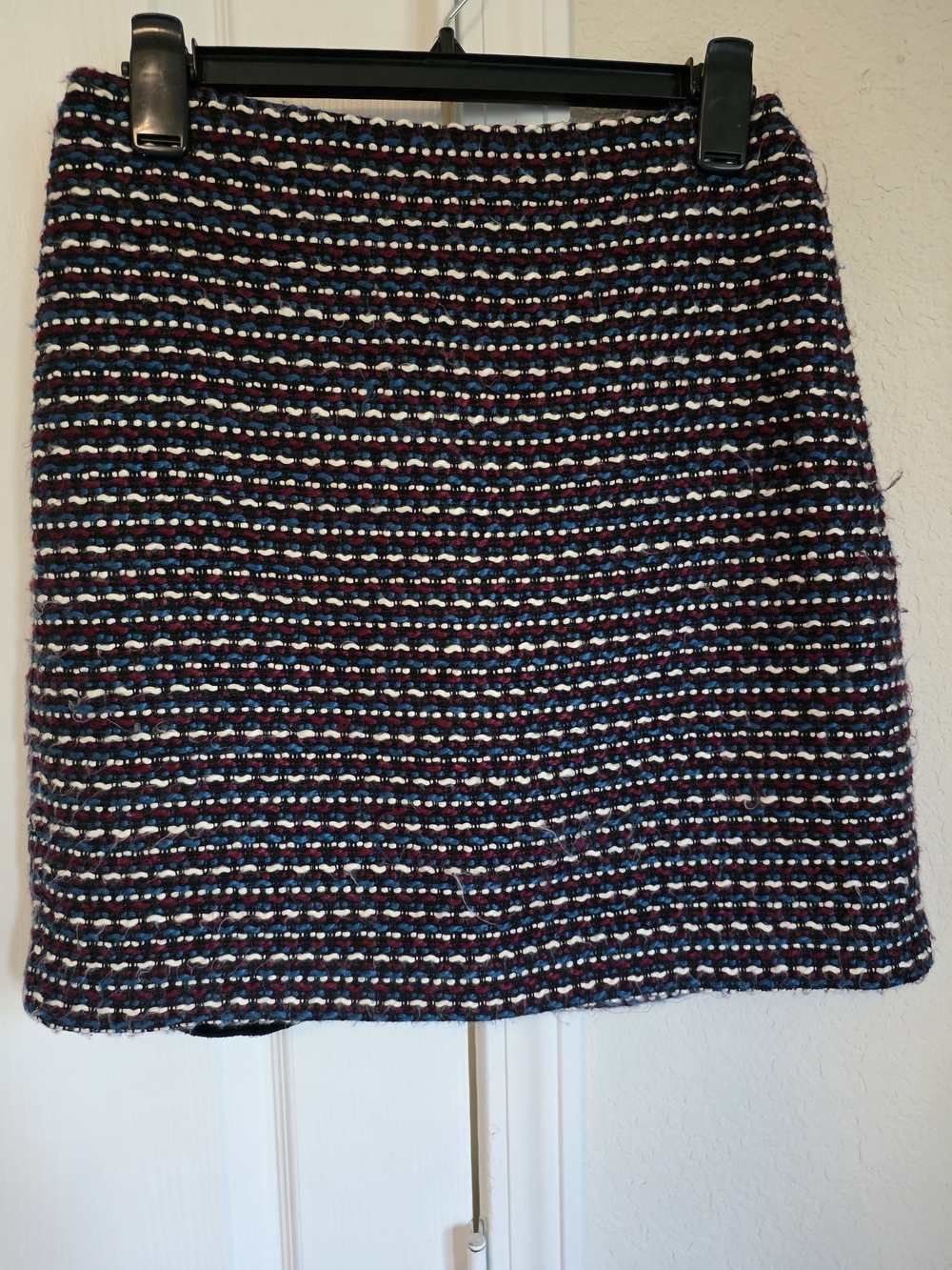 The LOFT woven TWEED skirt